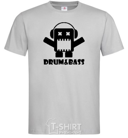 Men's T-Shirt DRUM&BASS grey фото