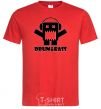 Men's T-Shirt DRUM&BASS red фото