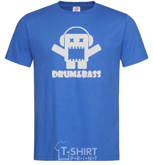 Men's T-Shirt DRUM&BASS royal-blue фото