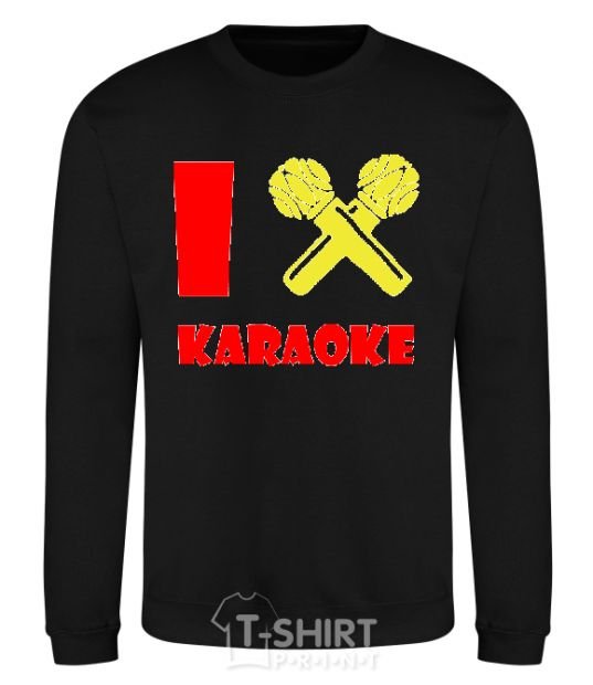 Sweatshirt I KARAOKE black фото