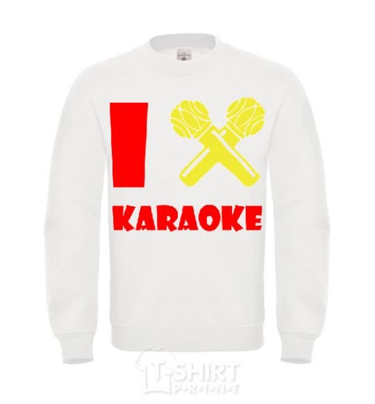 Sweatshirt I KARAOKE White фото