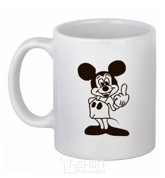Ceramic mug MICKEY MAUS #2 White фото