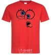 Men's T-Shirt SPONGEBOB red фото