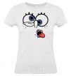 Women's T-shirt SPONGEBOB White фото