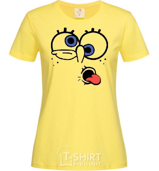 Women's T-shirt SPONGEBOB cornsilk фото