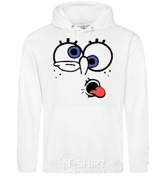 Men`s hoodie SPONGEBOB White фото