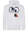 Men`s hoodie SPONGEBOB sport-grey фото