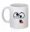 Ceramic mug SPONGEBOB White фото