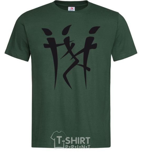 Men's T-Shirt IEROGLIF bottle-green фото