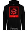 Men`s hoodie I WOULD! black фото