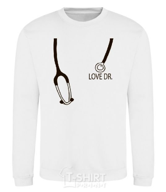 Sweatshirt LOVE DR. White фото