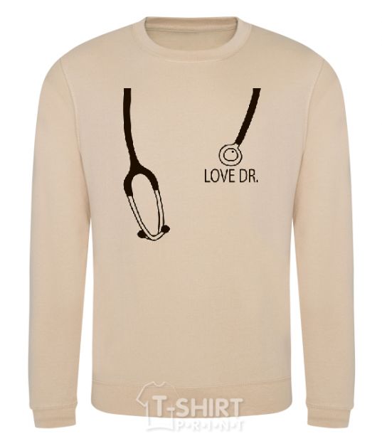 Sweatshirt LOVE DR. sand фото