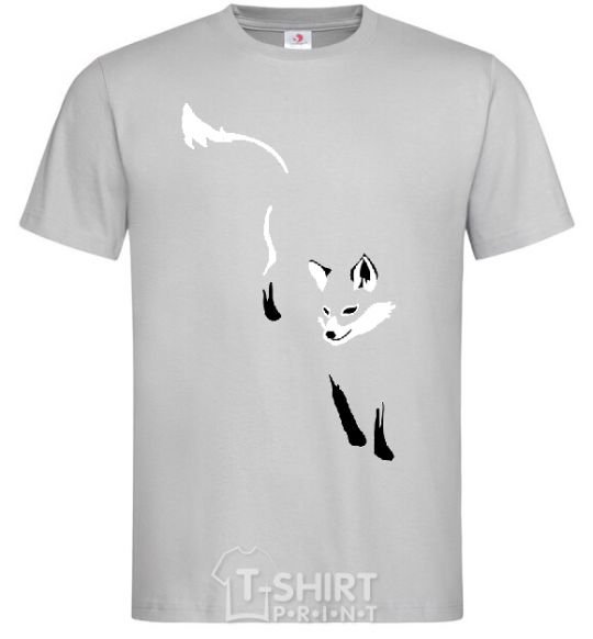 Men's T-Shirt FOX grey фото