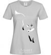 Women's T-shirt FOX grey фото