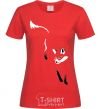 Women's T-shirt FOX red фото