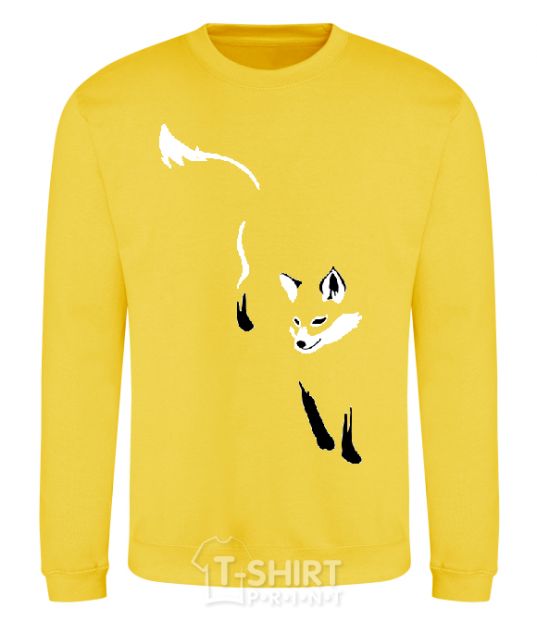 Sweatshirt FOX yellow фото