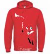 Men`s hoodie FOX bright-red фото