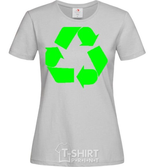 Женская футболка RECYCLING Eco brand Серый фото