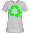 Женская футболка RECYCLING Eco brand Серый фото