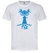 Men's T-Shirt TELL THE WORLD TO GO! White фото