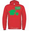 Men`s hoodie SETTLEMENT bright-red фото