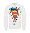 Sweatshirt SHIRTLESS SUPERMAN White фото