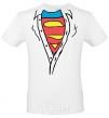 Men's T-Shirt SHIRTLESS SUPERMAN White фото