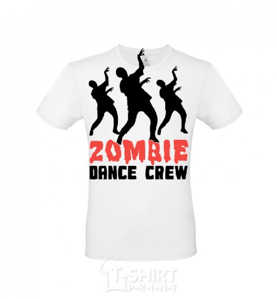 Men's T-Shirt ZOMBIE DANCE CREW White фото