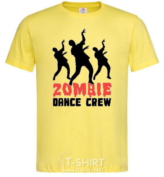 Мужская футболка ZOMBIE DANCE CREW Лимонный фото