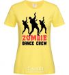 Women's T-shirt ZOMBIE DANCE CREW cornsilk фото