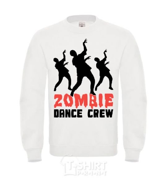 Sweatshirt ZOMBIE DANCE CREW White фото