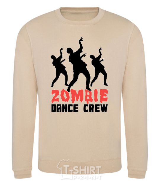 Sweatshirt ZOMBIE DANCE CREW sand фото