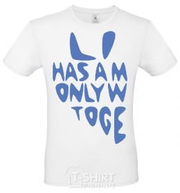 Men's T-Shirt MUSIC IS LIFE White фото