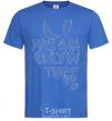 Men's T-Shirt LIFE HAS A MEANING ... royal-blue фото