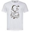 Men's T-Shirt I WANT TO BELIEVE White фото