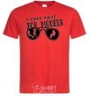 Men's T-Shirt I ONLY DATE TOP MODELS red фото