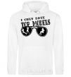 Men`s hoodie I ONLY DATE TOP MODELS White фото