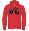 Men`s hoodie I ONLY DATE TOP MODELS bright-red фото