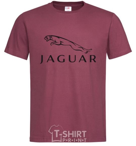 Men's T-Shirt JAGUAR burgundy фото