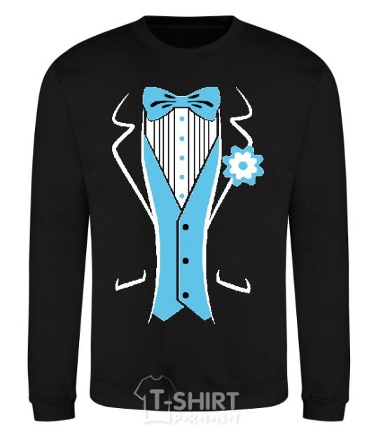 Sweatshirt BLUE TIE black фото