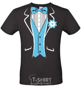 Men's T-Shirt BLUE TIE black фото