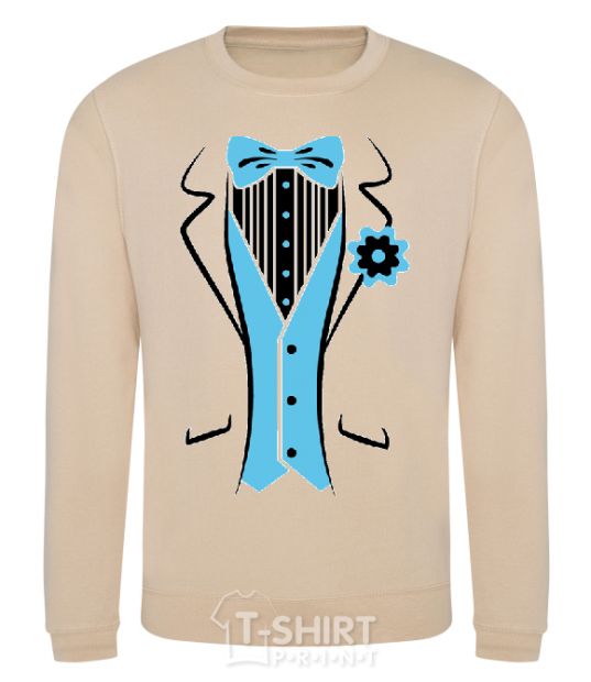 Sweatshirt BLUE TIE sand фото