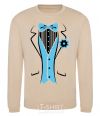 Sweatshirt BLUE TIE sand фото