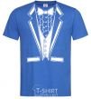 Мужская футболка LACE TWIST Ярко-синий фото