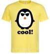 Мужская футболка COOL PENGUIN Лимонный фото