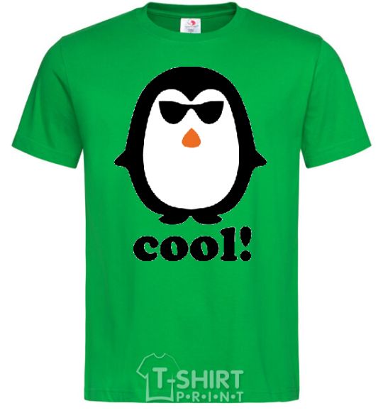 Men's T-Shirt COOL PENGUIN kelly-green фото