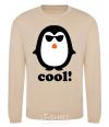 Sweatshirt COOL PENGUIN sand фото