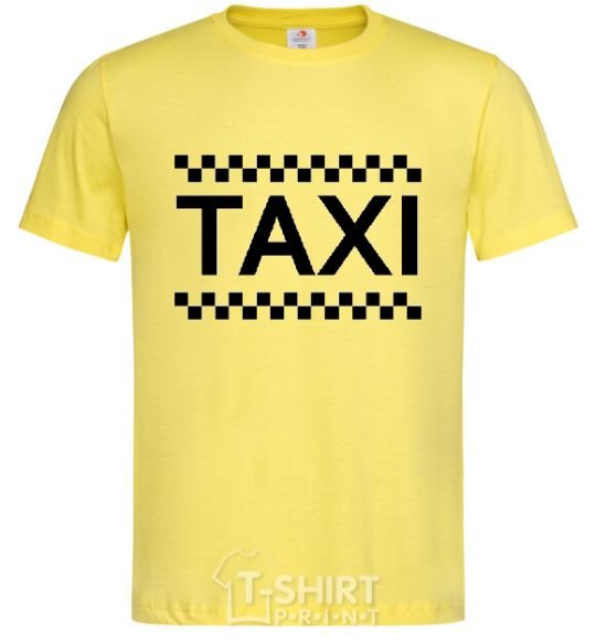 Мужская футболка ТАКСИ Лимонный фото