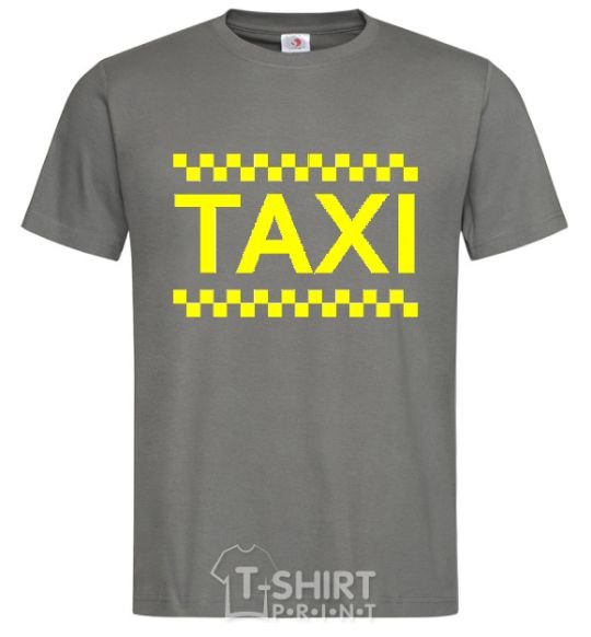Men's T-Shirt TAXI dark-grey фото