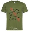 Men's T-Shirt TIC-TAC-TOE millennial-khaki фото